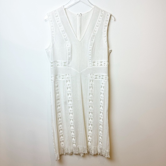 Kobi Halperin | Amani Fringe Hem Dress in White - Picture 2 of 8
